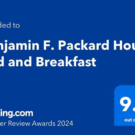 Benjamin F. Packard House Bed And Breakfast Bath Extérieur photo